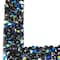 12 Pack: Black AB Letter Bling Sticker by Recollections®